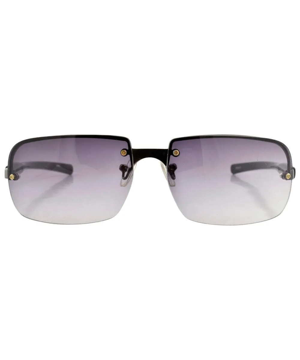 YUMCH Smoke Aviator Sunglasses sold by Giant Vintage product image thumbnail 3