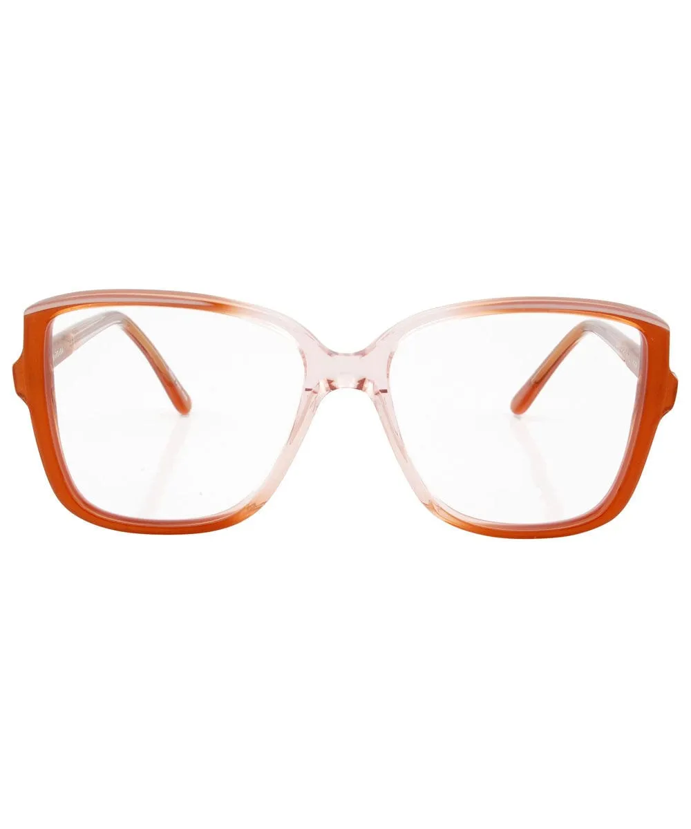 TRAZY Brandy Clear Glasses Frames sold by Giant Vintage product image thumbnail 3