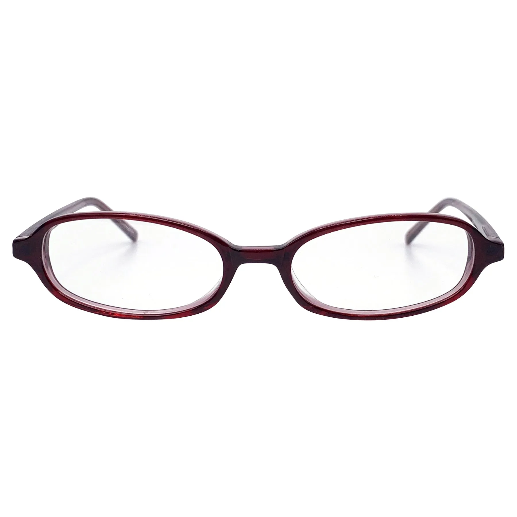 VERY BERRY Clear Bayonetta-Style Glasses sold by Giant Vintage product image thumbnail 3