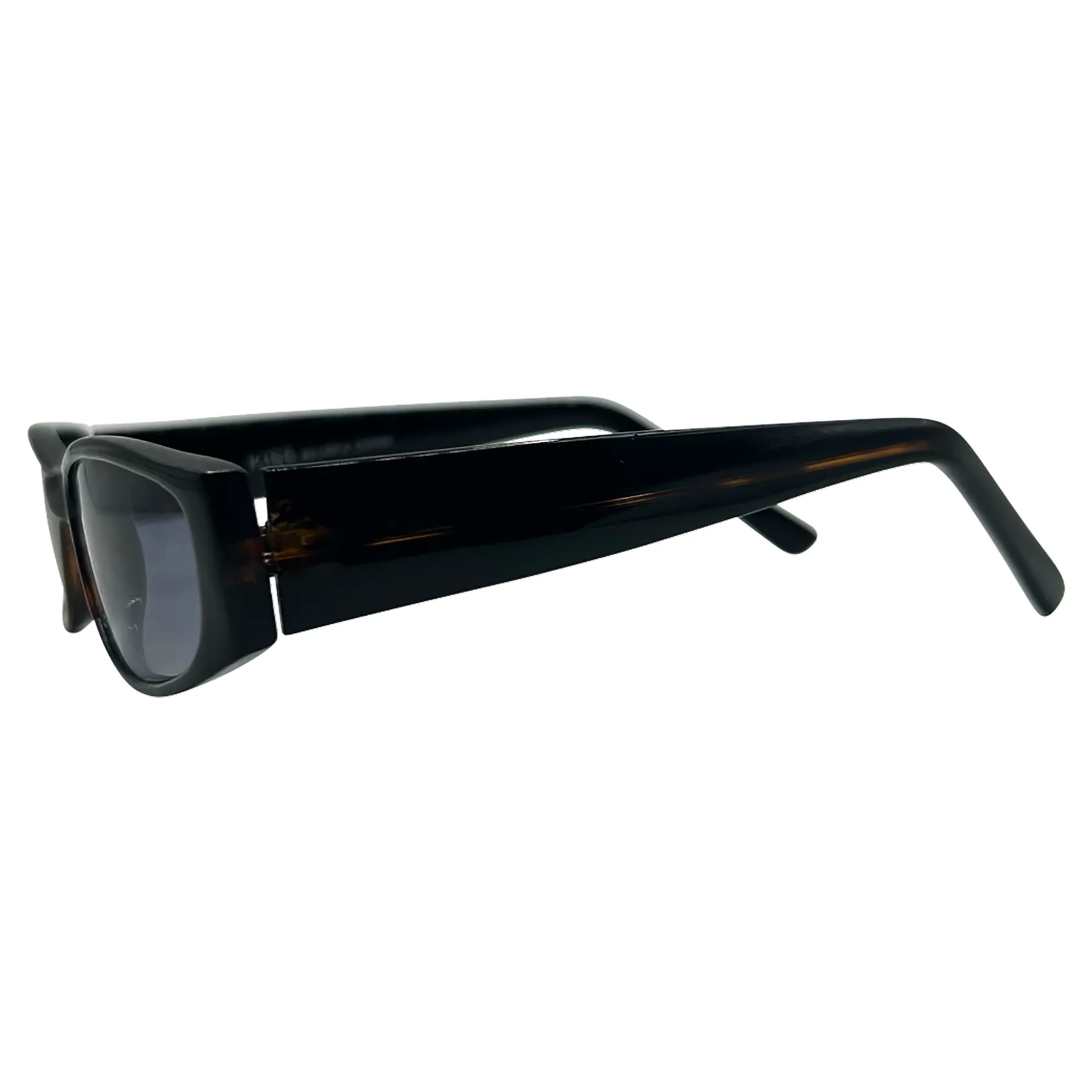 SLATZ Darkwood/Smoke Square Sunglasses sold by Giant Vintage product image thumbnail 2