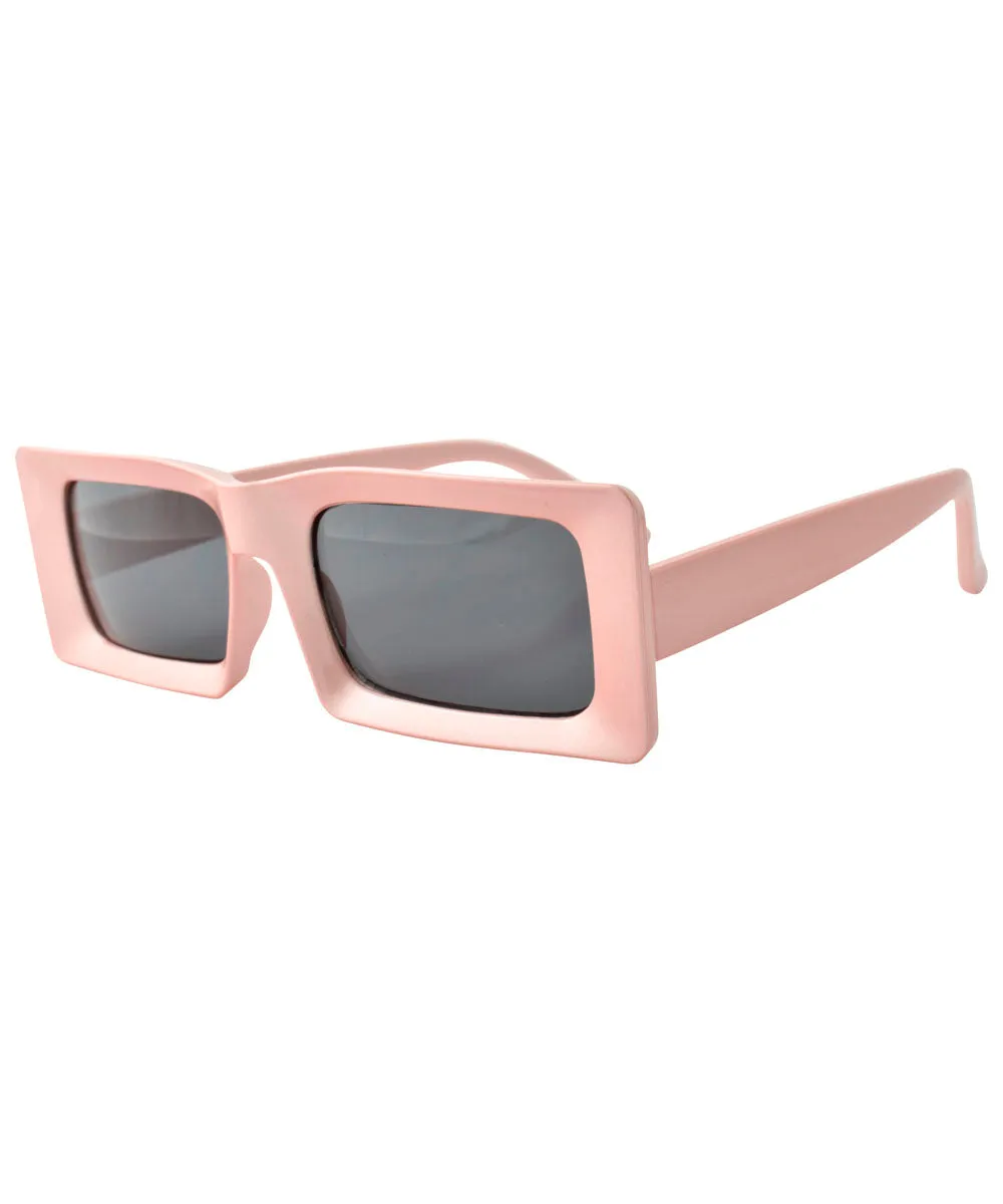 DEUCE Pink Square Sunglasses sold by Giant Vintage product image thumbnail 2
