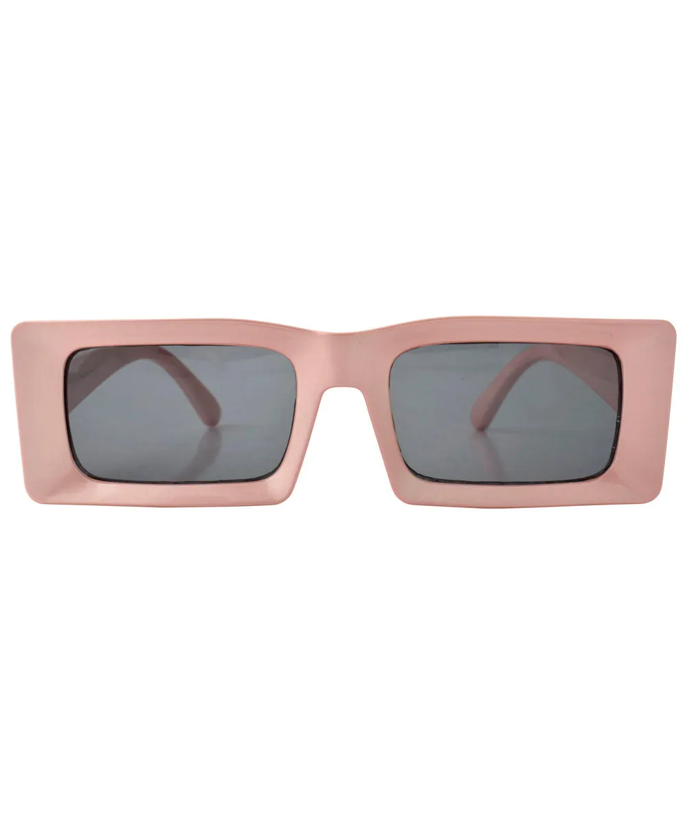 DEUCE Pink Square Sunglasses sold by Giant Vintage