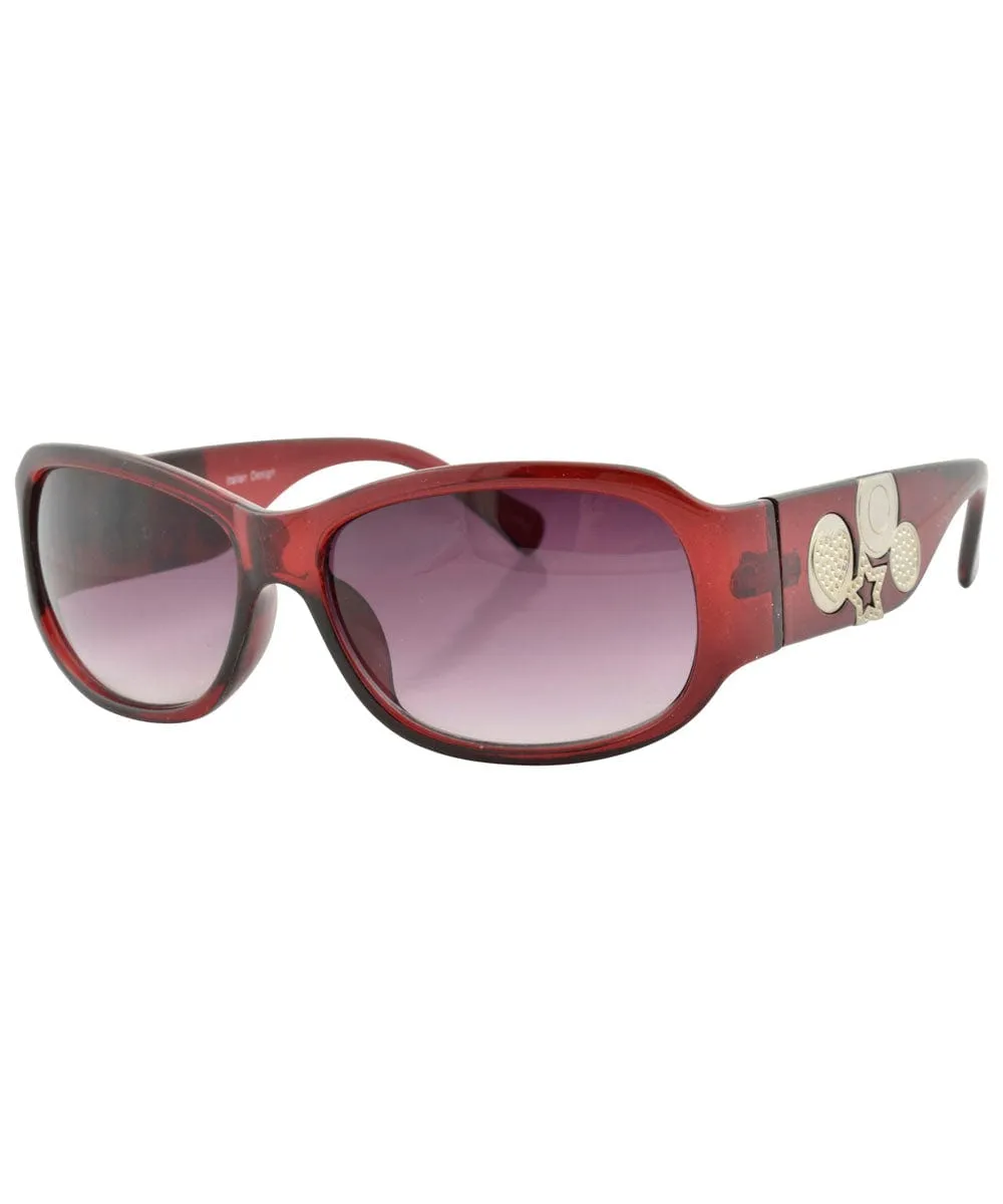 MANDY Wine Indie Sunglasses sold by Giant Vintage product image thumbnail 3