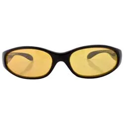 COOGIE Black/Yellow Oval Sunglasses sold by Giant Vintage