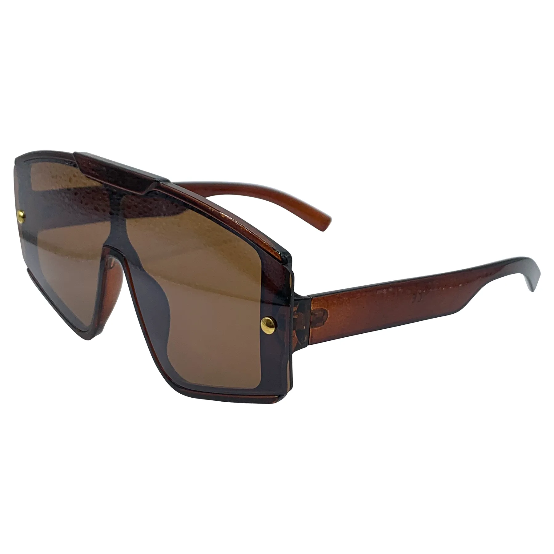 SNOWFLAKE Sleek Retro-Style Ski Shield Sunglasses sold by Giant Vintage product image thumbnail 2