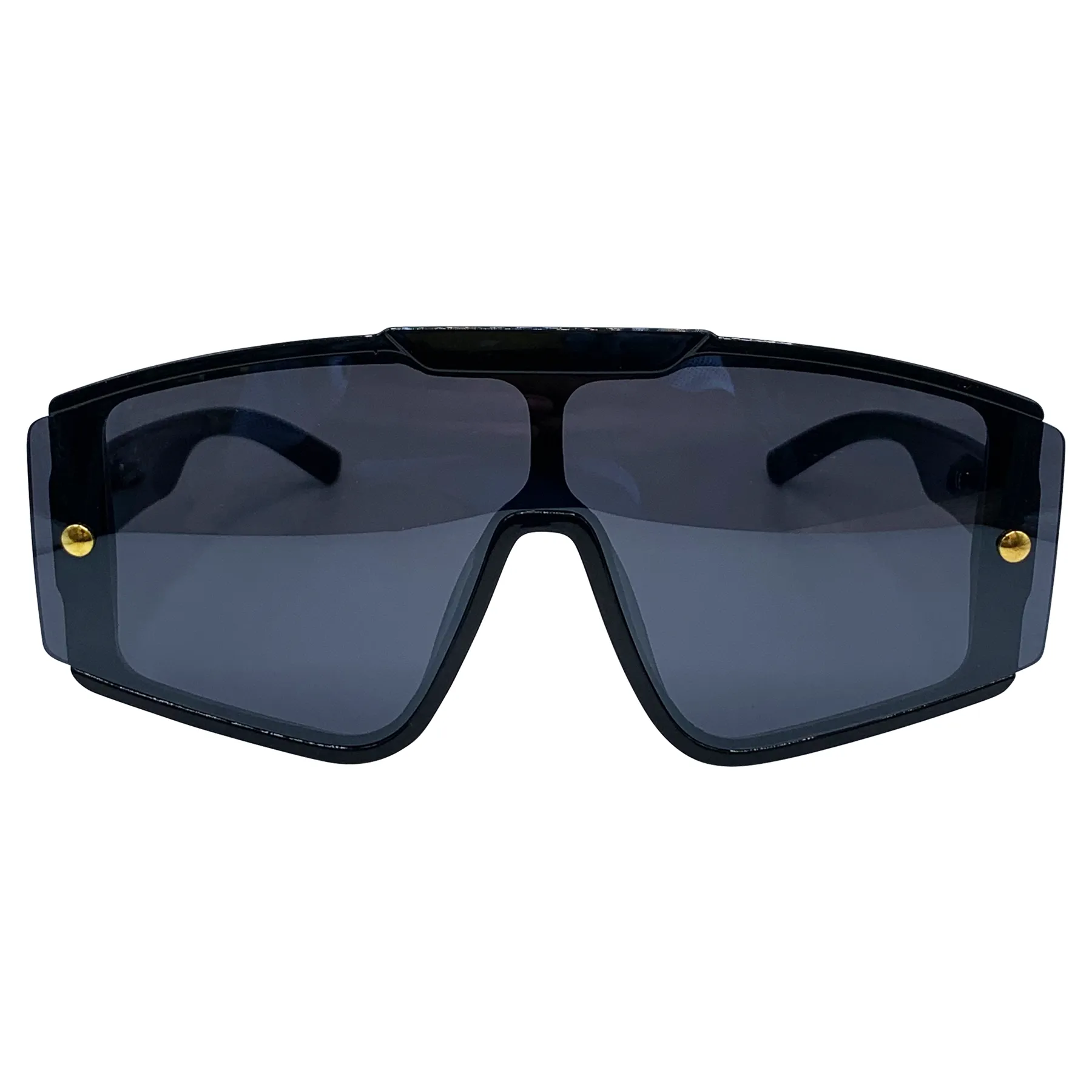 SNOWFLAKE Sleek Retro-Style Ski Shield Sunglasses sold by Giant Vintage product image thumbnail 3