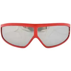FRICTION Red Oversized Sunglasses sold by Giant Vintage