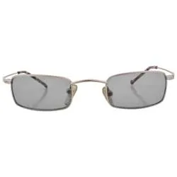 TWEENSY Silver/Smoke Square Sunglasses sold by Giant Vintage