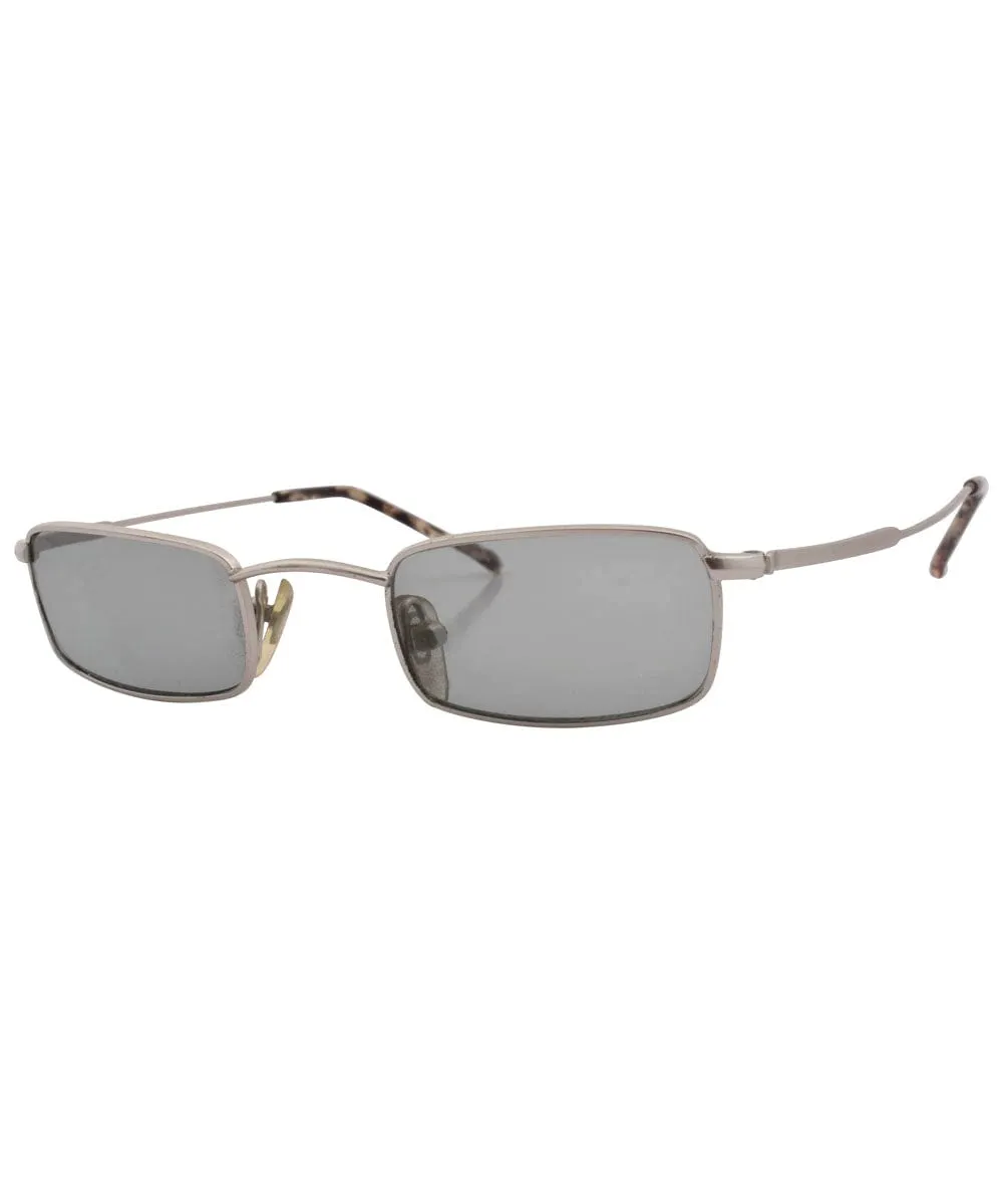 TWEENSY Silver/Smoke Square Sunglasses sold by Giant Vintage product image thumbnail 2