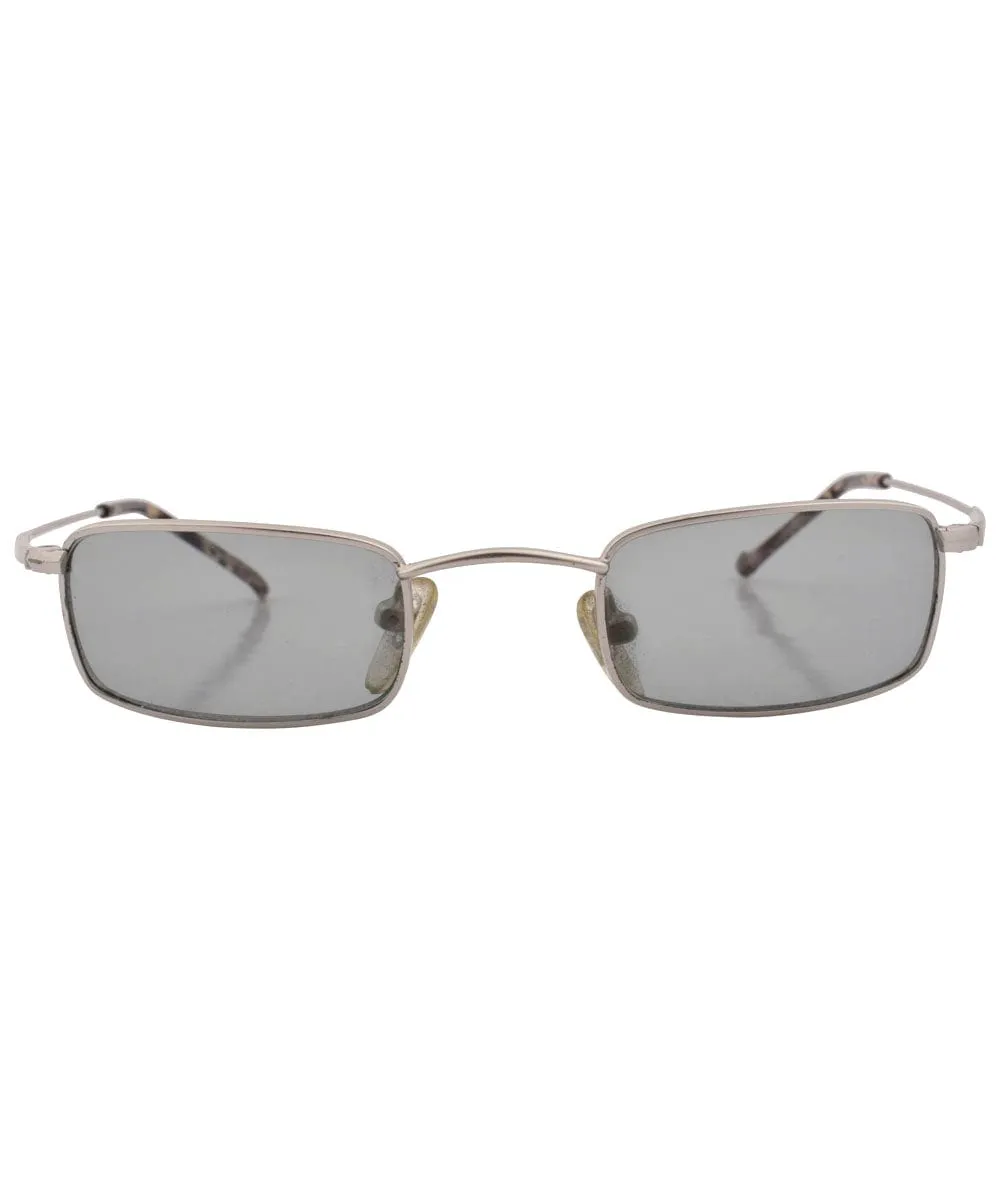 TWEENSY Silver/Smoke Square Sunglasses sold by Giant Vintage product image thumbnail 3
