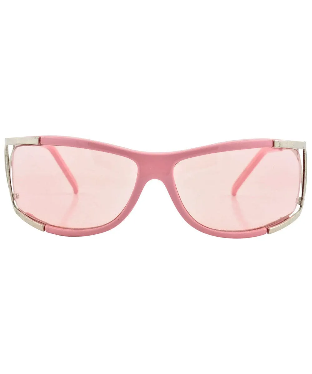 GOODY Pink/Pink Fashion-Forward Sunglasses sold by Giant Vintage product image thumbnail 3