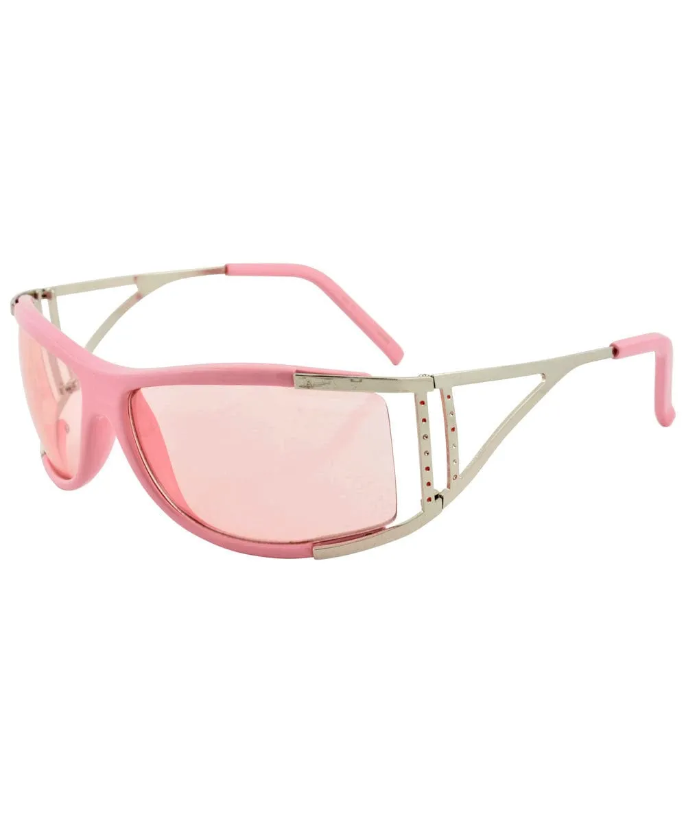 GOODY Pink/Pink Fashion-Forward Sunglasses sold by Giant Vintage product image thumbnail 2