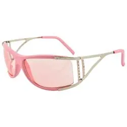 GOODY Pink/Pink Fashion-Forward Sunglasses sold by Giant Vintage