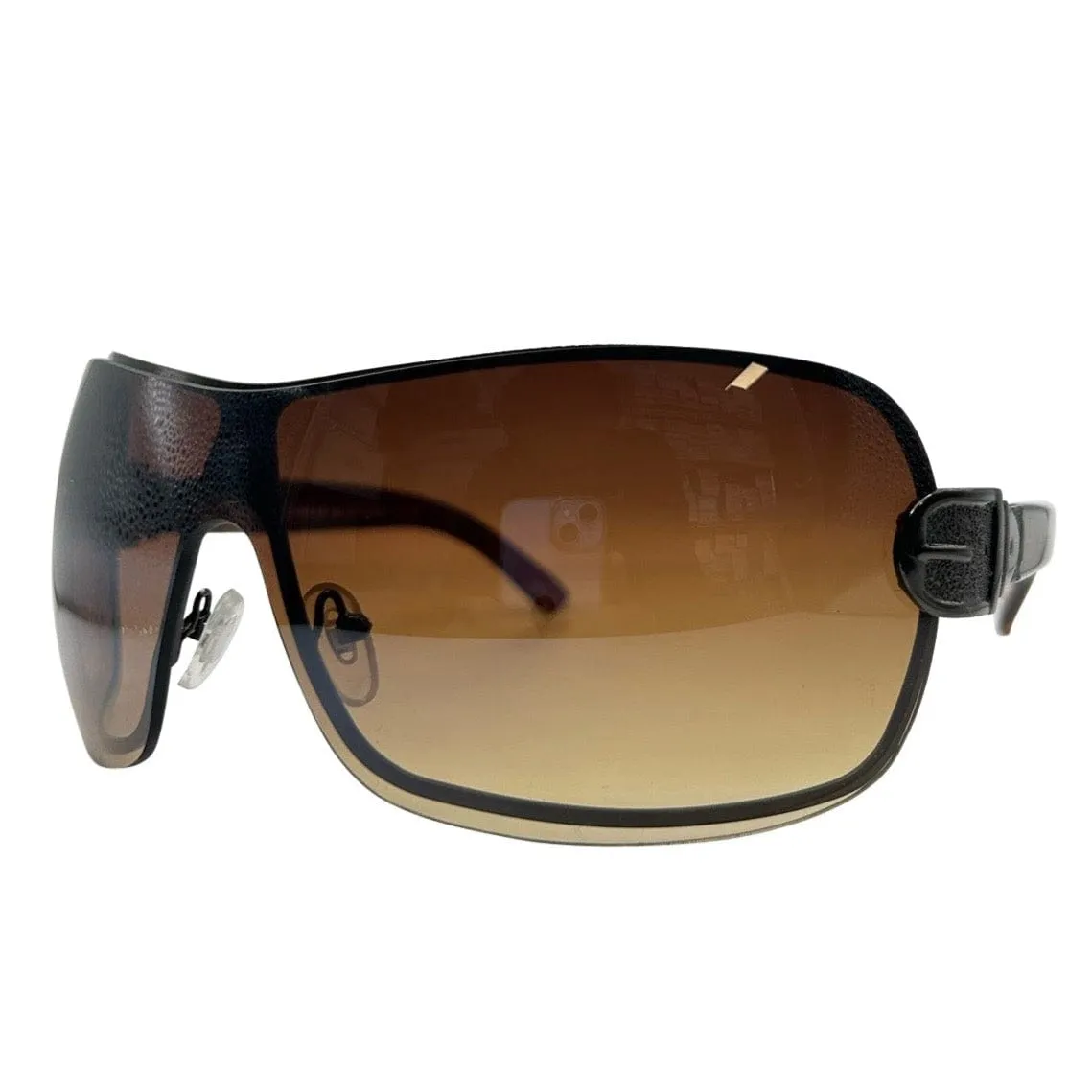 BOOSTER Rimless Shield Sunglasses sold by Giant Vintage product image thumbnail 5