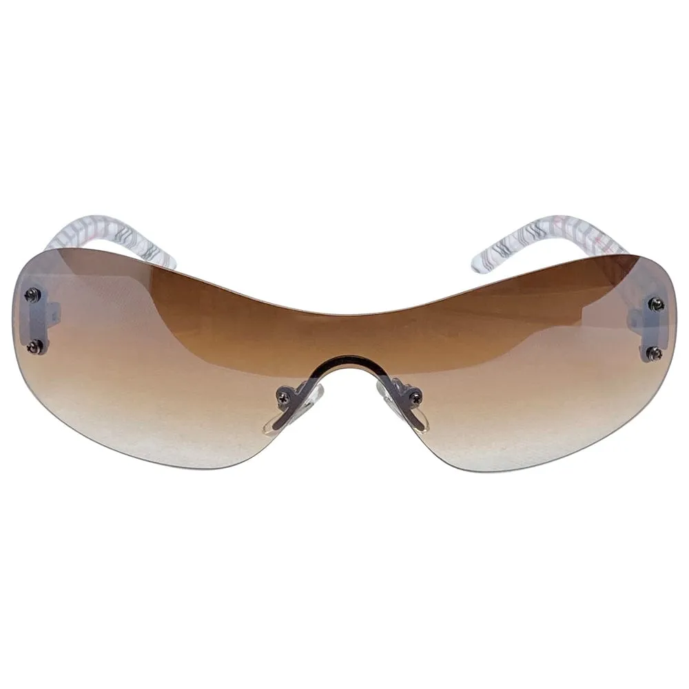 DIGITALS Iron Y2K Rimless Sunglasses sold by Giant Vintage