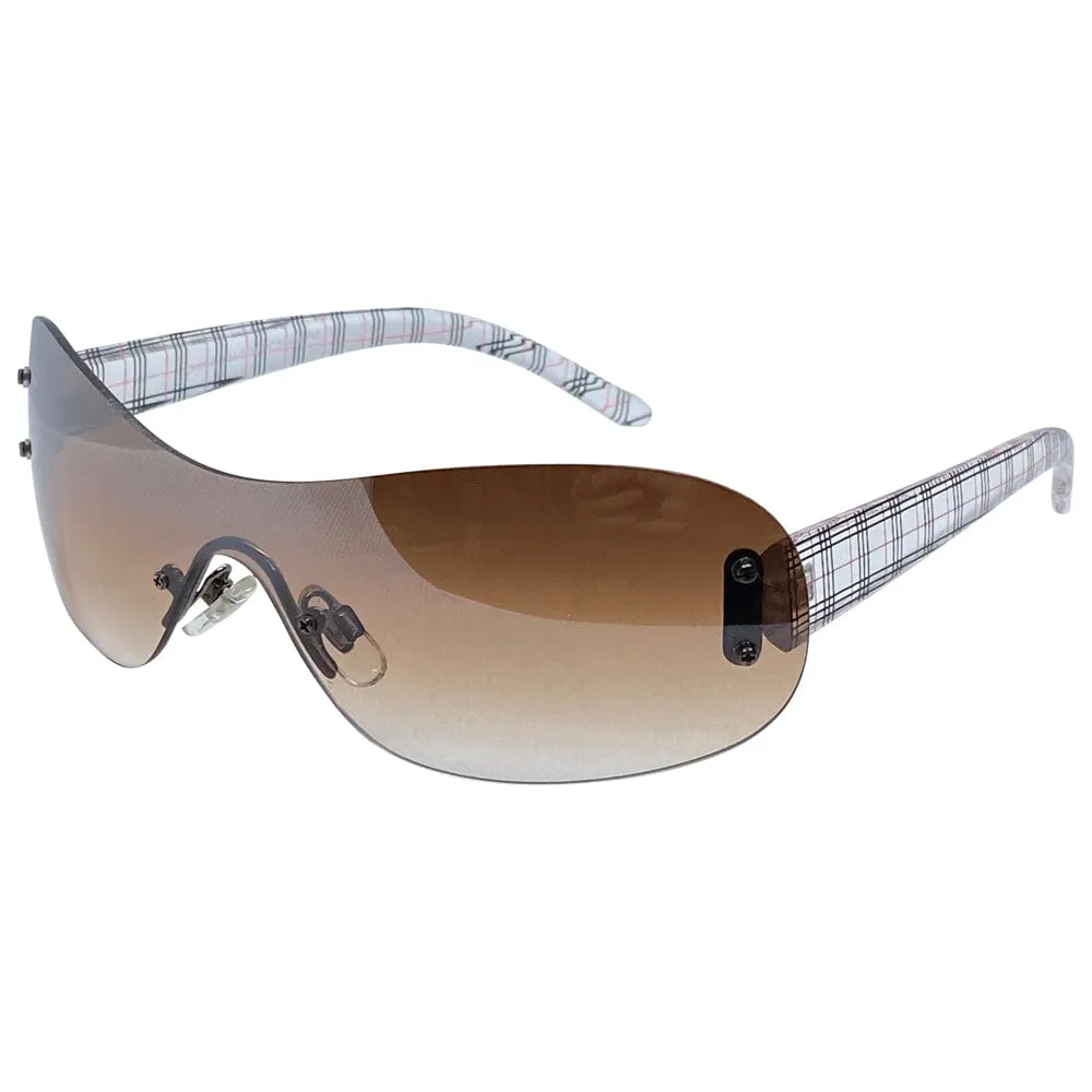 DIGITALS Iron Y2K Rimless Sunglasses sold by Giant Vintage product image thumbnail 2