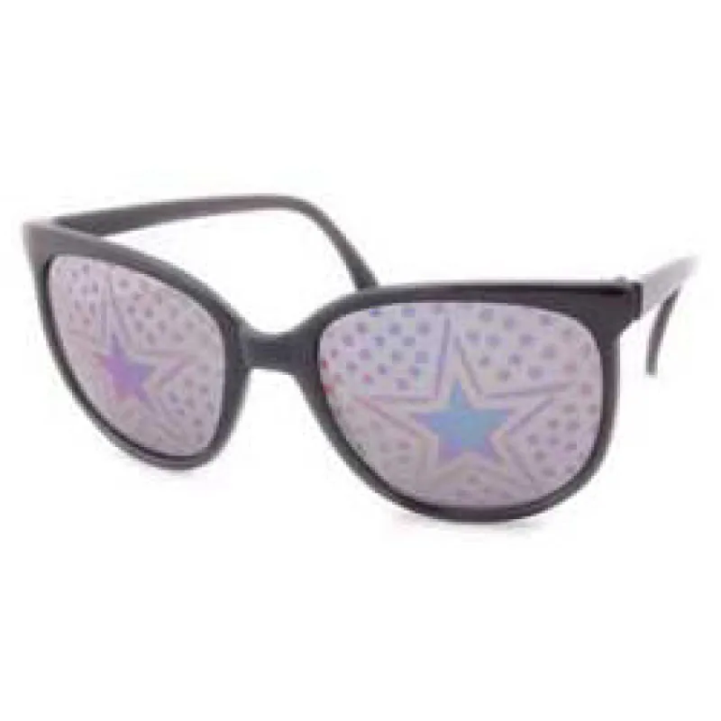 STARDOT Black 80s Sunglasses sold by Giant Vintage