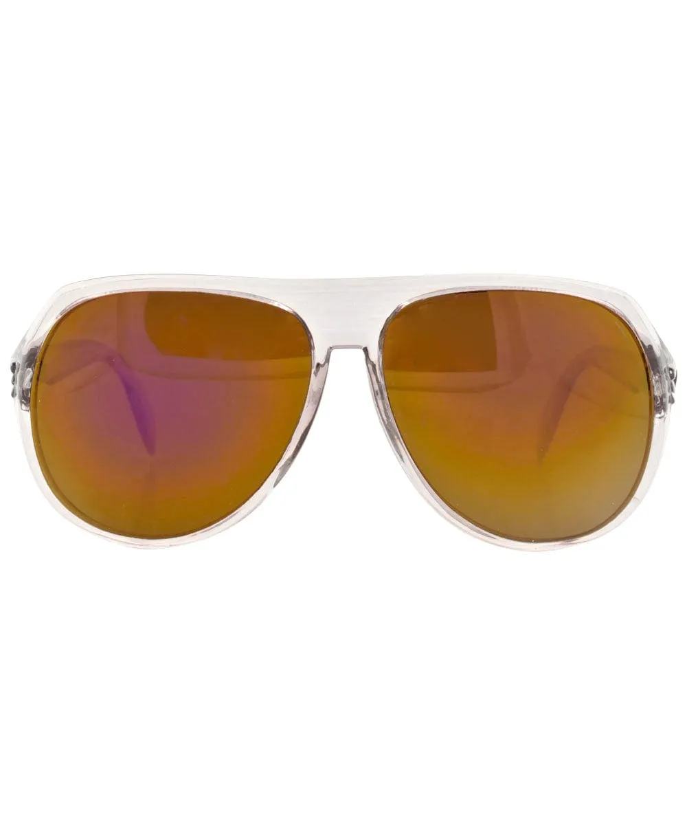 TUDE Crystal Aviator Sunglasses sold by Giant Vintage product image thumbnail 3