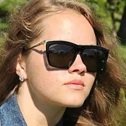 ARQUETTE Black Square Sunglasses sold by Giant Vintage product image thumbnail 2