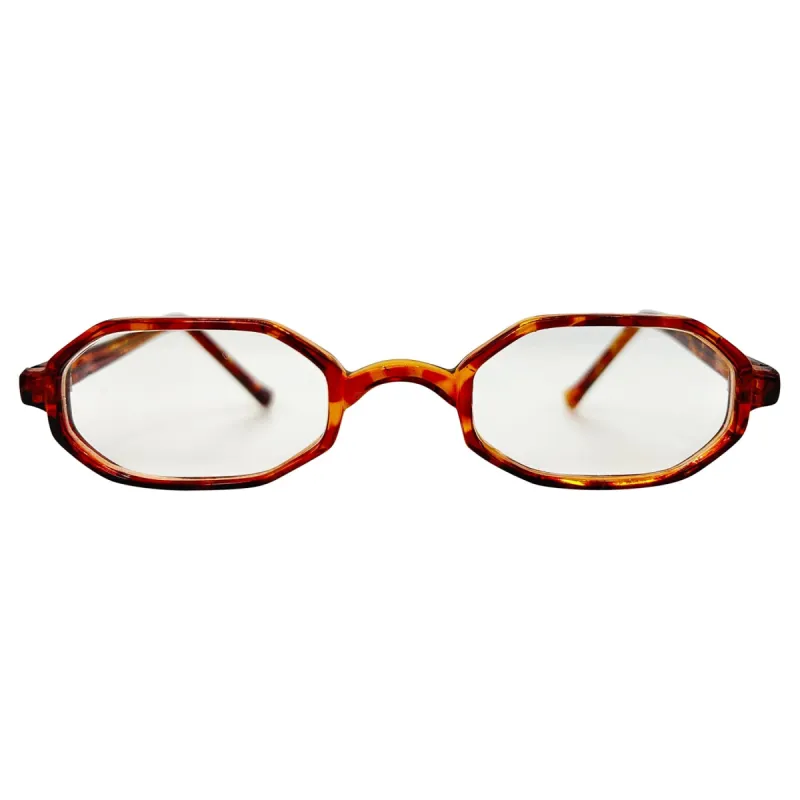 PINE Demi Clear Bayonetta-Style 90s Glasses sold by Giant Vintage