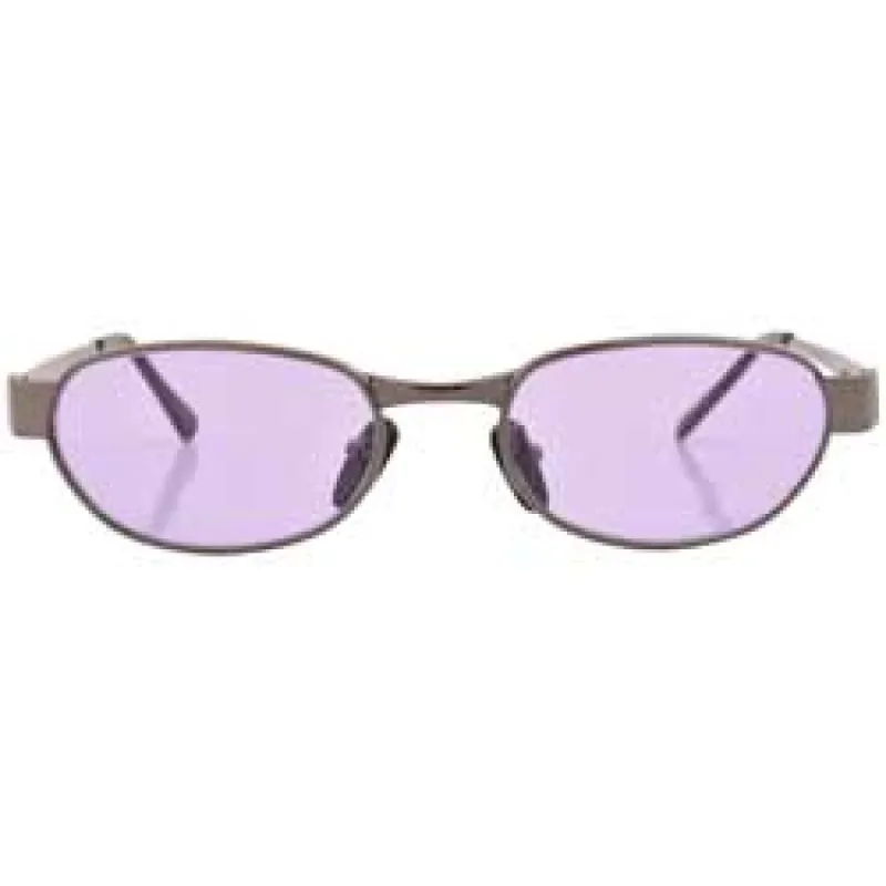 N.Y. NEWS Purple Square Sunglasses sold by Giant Vintage
