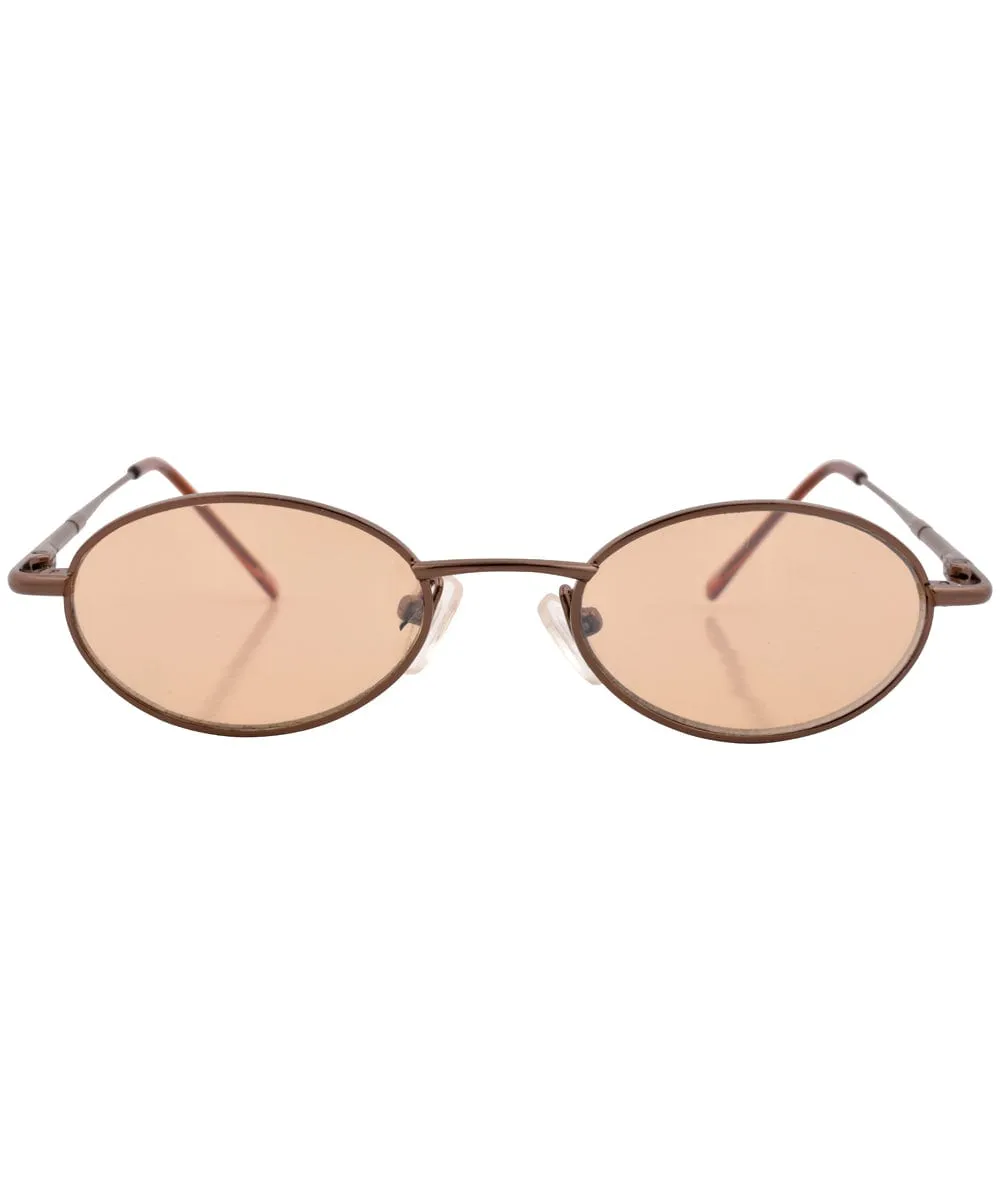 ROAR Copper Oval Sunglasses sold by Giant Vintage product image thumbnail 3