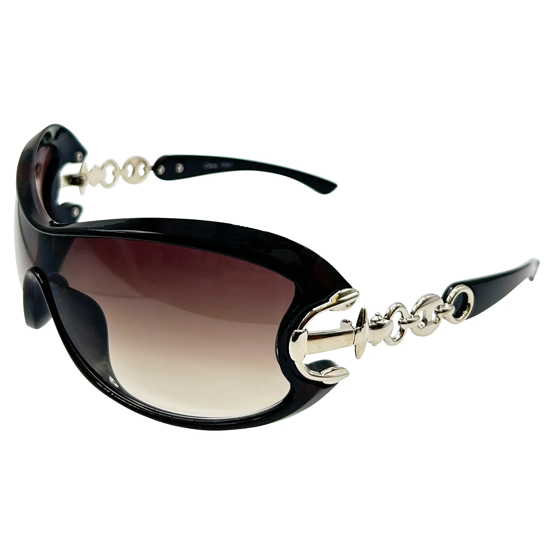 A-LIST Shield Y2K Sunglasses sold by Giant Vintage product image thumbnail 4