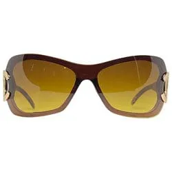 CHANCHAL Amber Shield Sunglasses sold by Giant Vintage