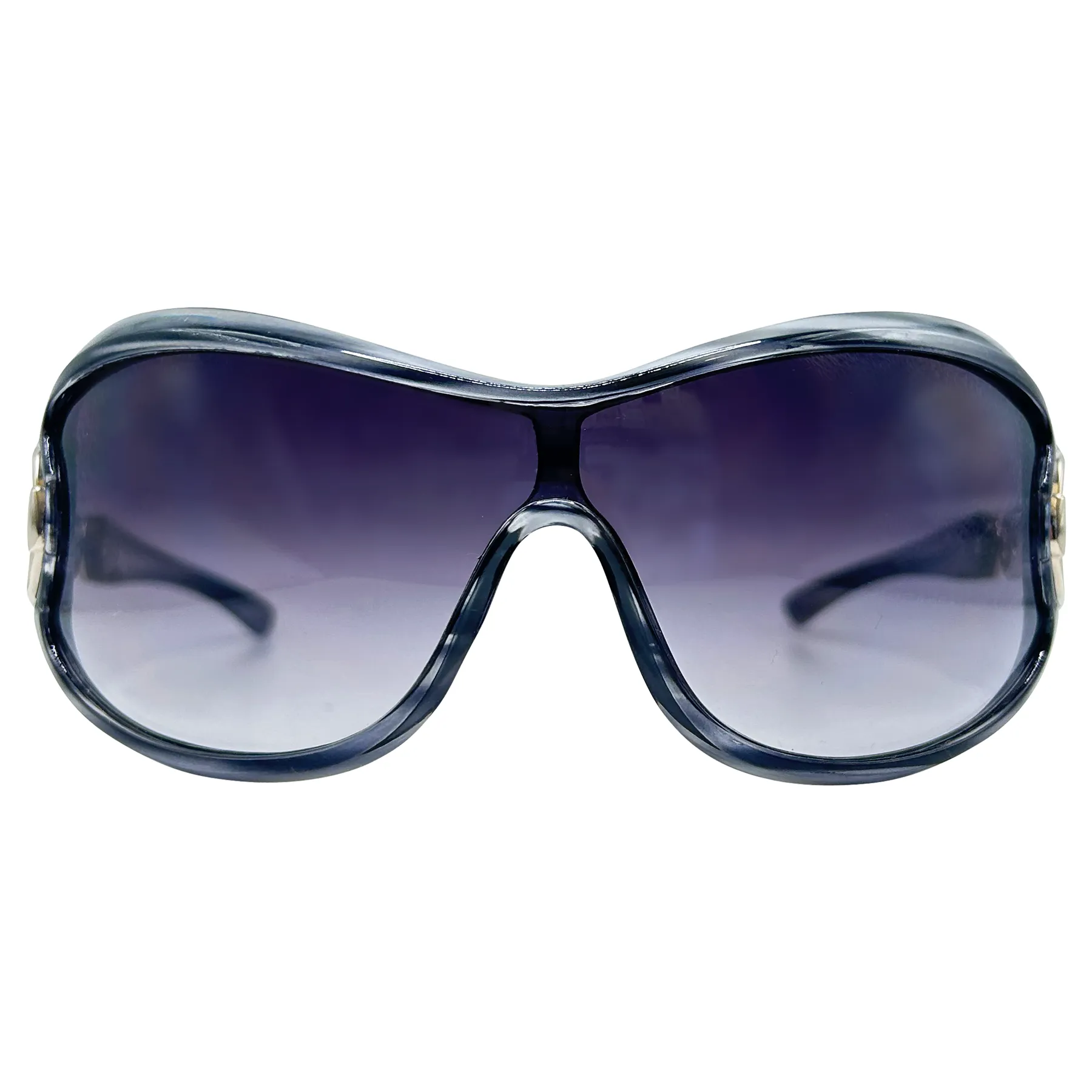A-LIST Shield Y2K Sunglasses sold by Giant Vintage product image thumbnail 3