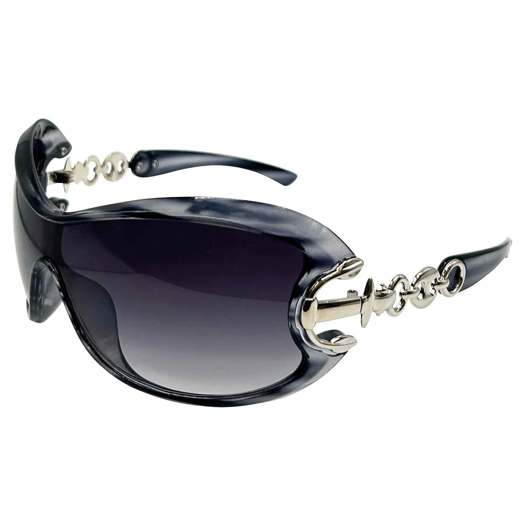 A-LIST Shield Y2K Sunglasses sold by Giant Vintage