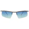 AWESOME Aqua Rimless Sunglasses sold by Giant Vintage
