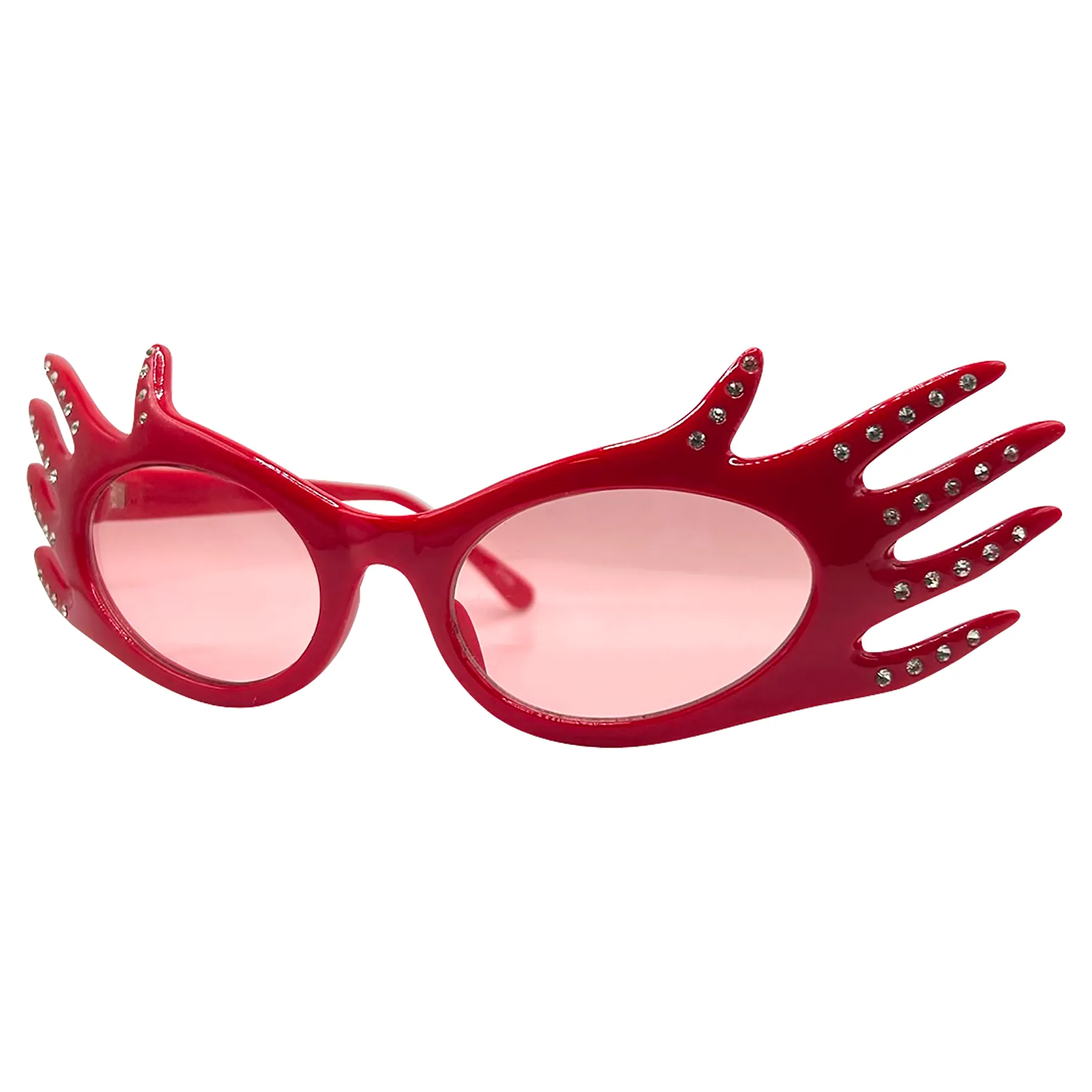 DIVINE Red/Pink 80s Sunglasses sold by Giant Vintage product image thumbnail 2