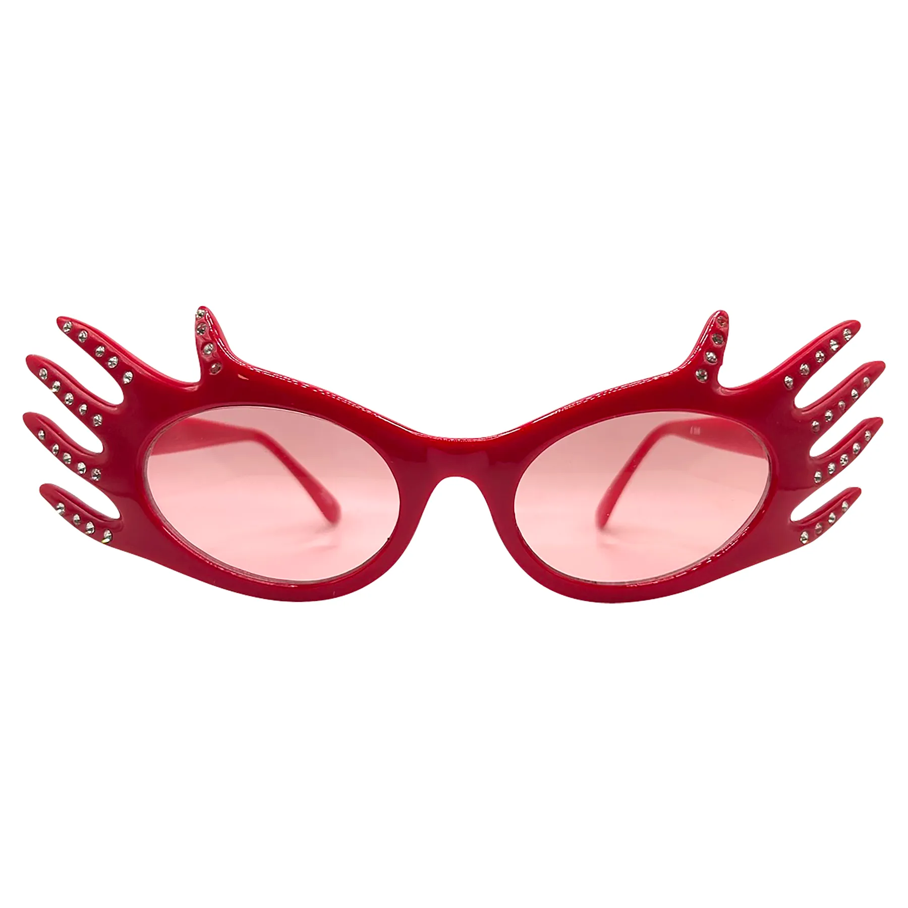 DIVINE Red/Pink 80s Sunglasses sold by Giant Vintage