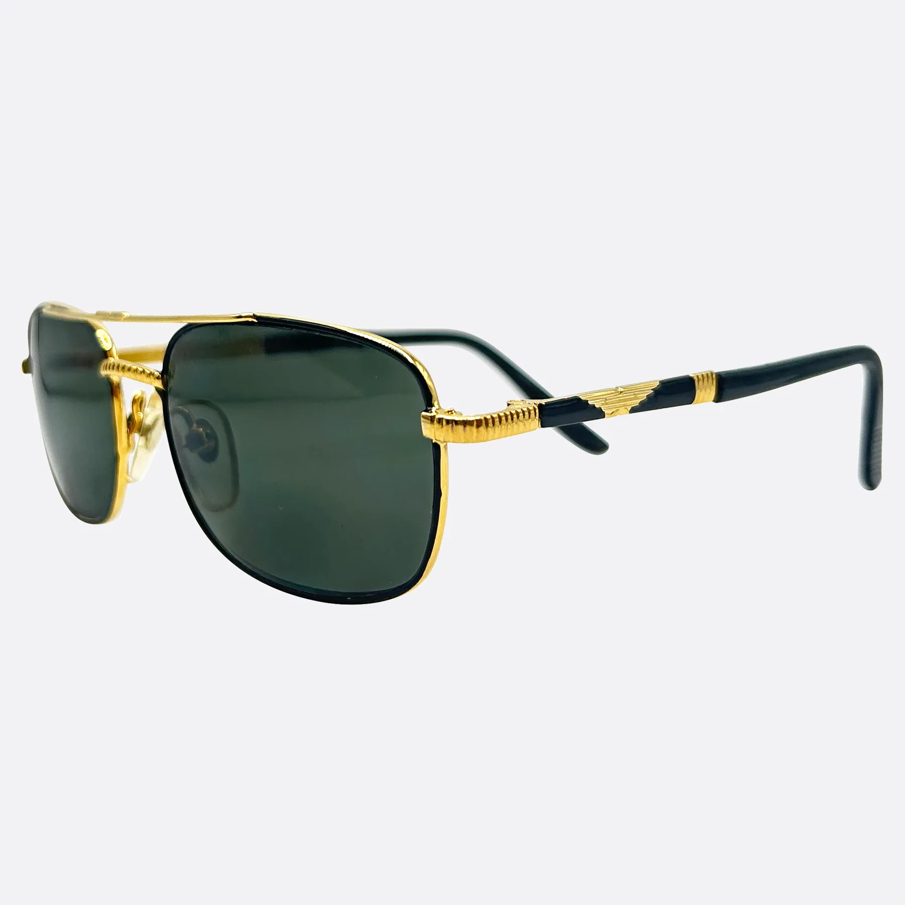 SILAS Small Pilot Aviator Sunglasses | Luxe Vintage sold by Giant Vintage product image thumbnail 4