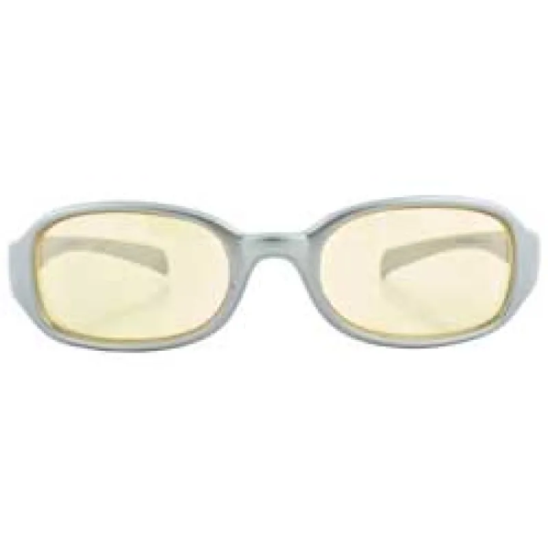 TATER Silver/Yellow Square Sunglasses sold by Giant Vintage