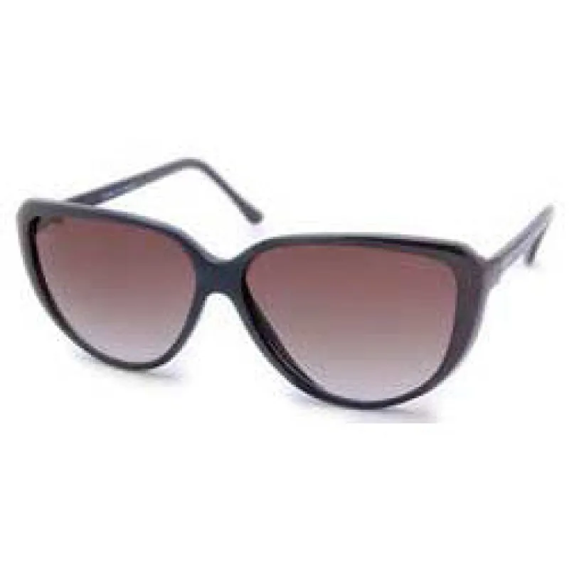 ASTER Black/Brown Cat-Eye Sunglasses sold by Giant Vintage
