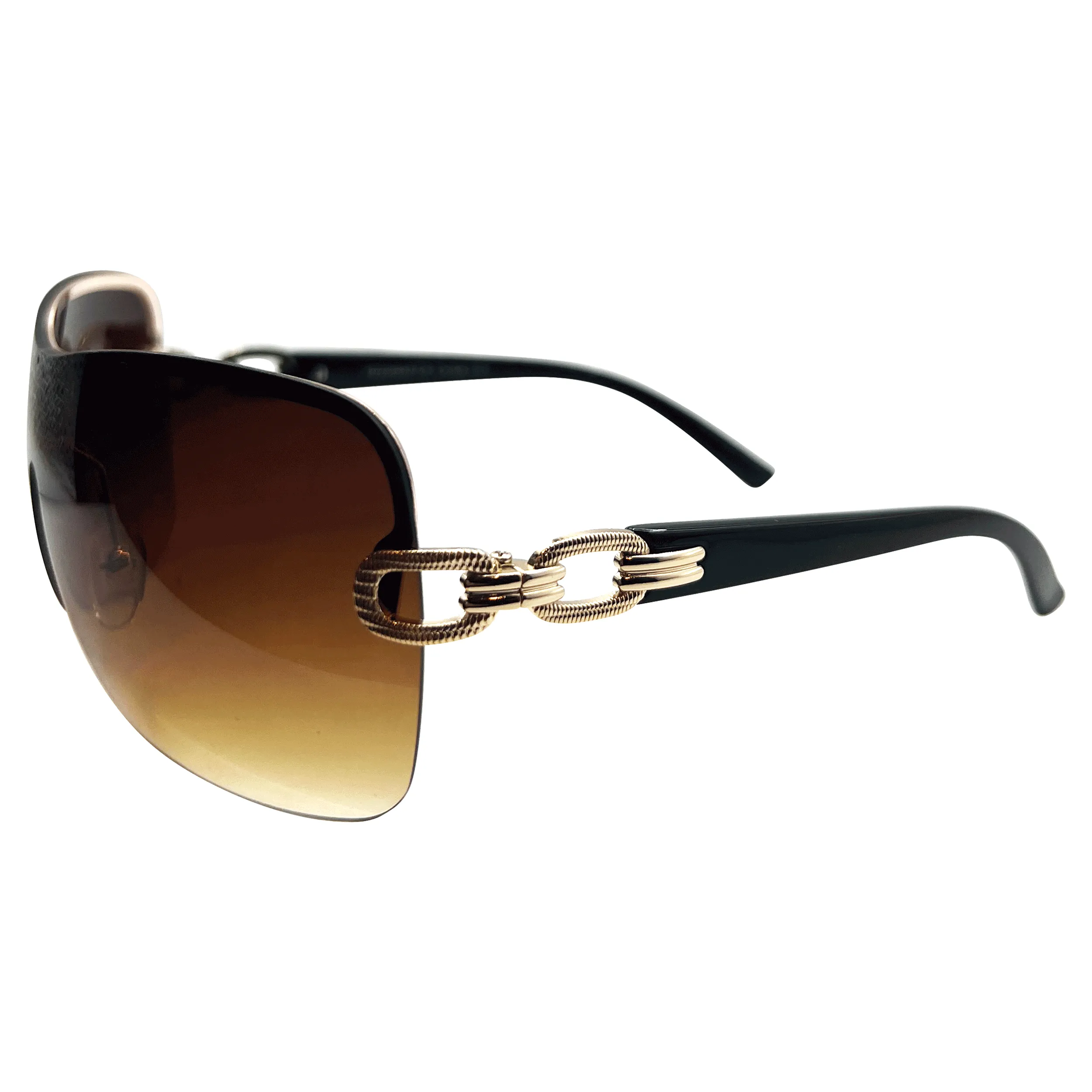 CHARMED Amber Y2k Sunglasses sold by Giant Vintage product image thumbnail 2