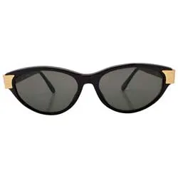 CATNIP Black Cat-Eye Sunglasses sold by Giant Vintage