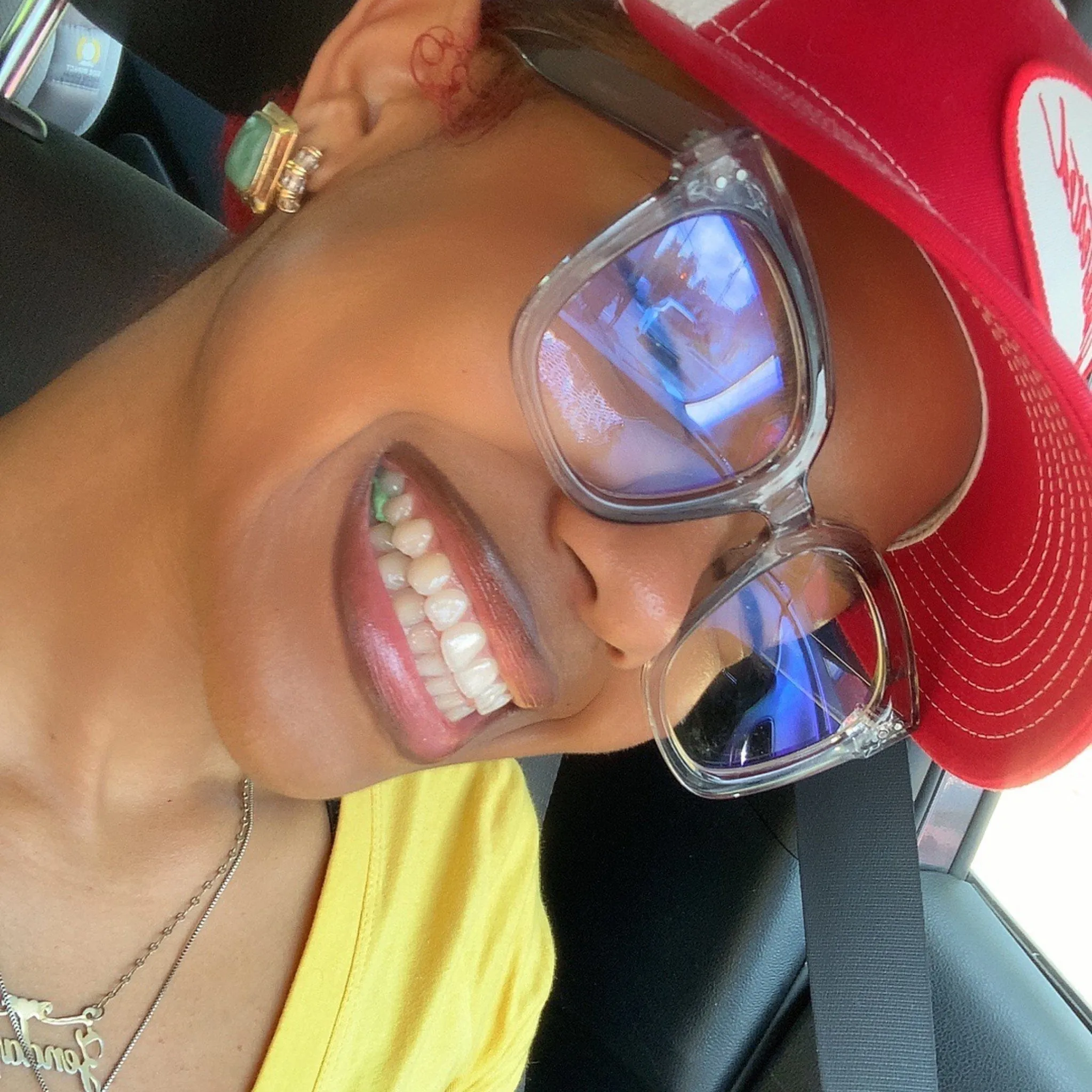 DEXTER Clear Big Chunky Glasses | Blue Light Lens sold by Giant Vintage product image thumbnail 2