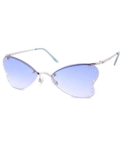 NYMPHA Blue Rimless Sunglasses sold by Giant Vintage product image thumbnail 2
