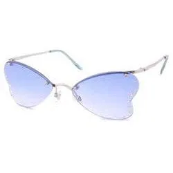 NYMPHA Blue Rimless Sunglasses sold by Giant Vintage