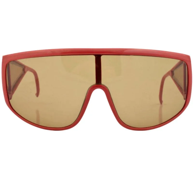 MODERNIST Red Shield Sunglasses sold by Giant Vintage