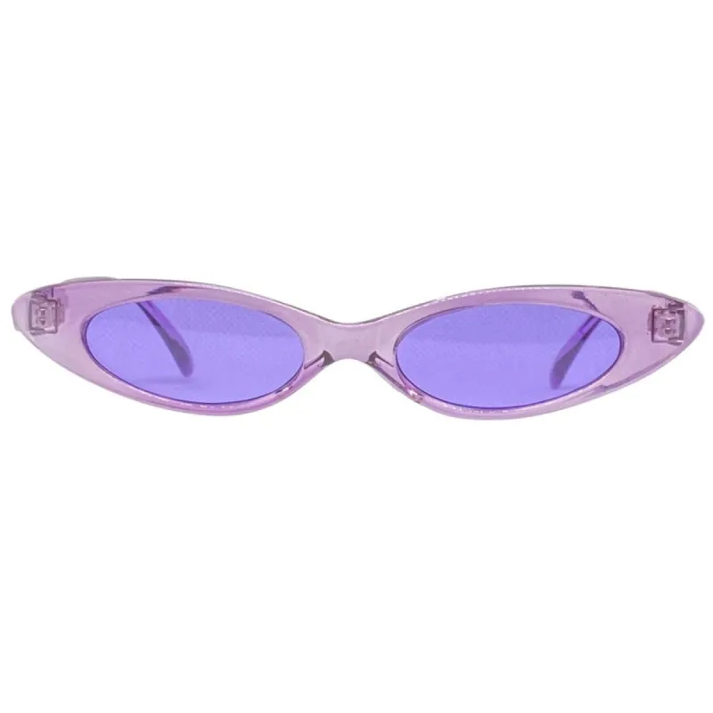 CAROLINA purple/purple Slim Cat-Eye Sunglasses *As Seen On: Beyonce* sold by Giant Vintage