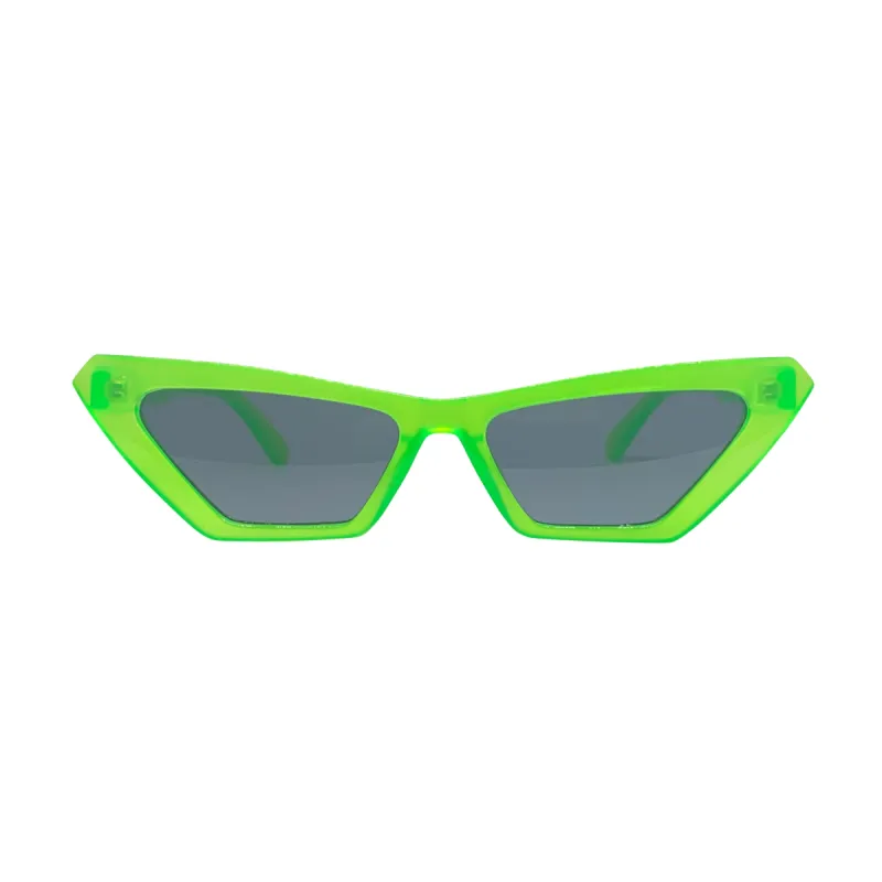 ANNABELLE Neon Green Cat-Eye Sunnies sold by Giant Vintage