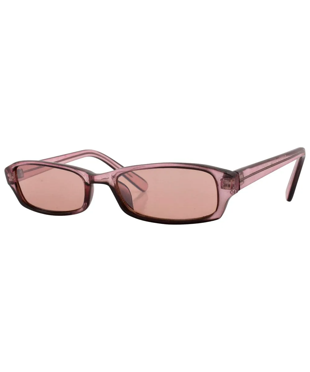 BUBEZ Mauve Square Sunglasses sold by Giant Vintage product image thumbnail 2