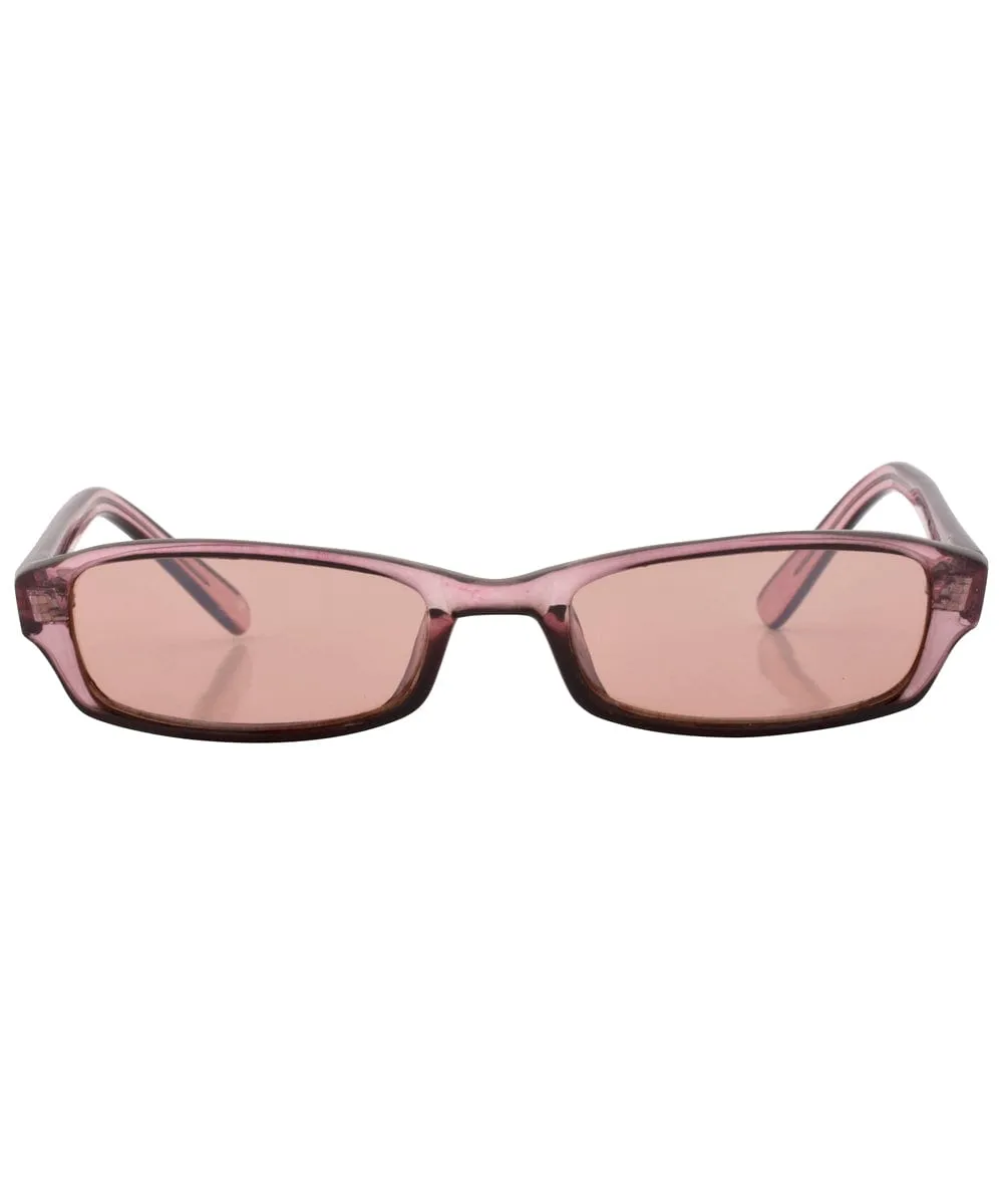 BUBEZ Mauve Square Sunglasses sold by Giant Vintage product image thumbnail 3