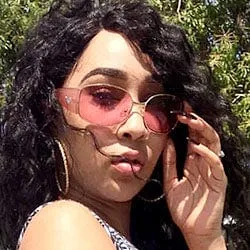 CRYSTALS Pink Hip-Hop 2000's Sunglasses sold by Giant Vintage