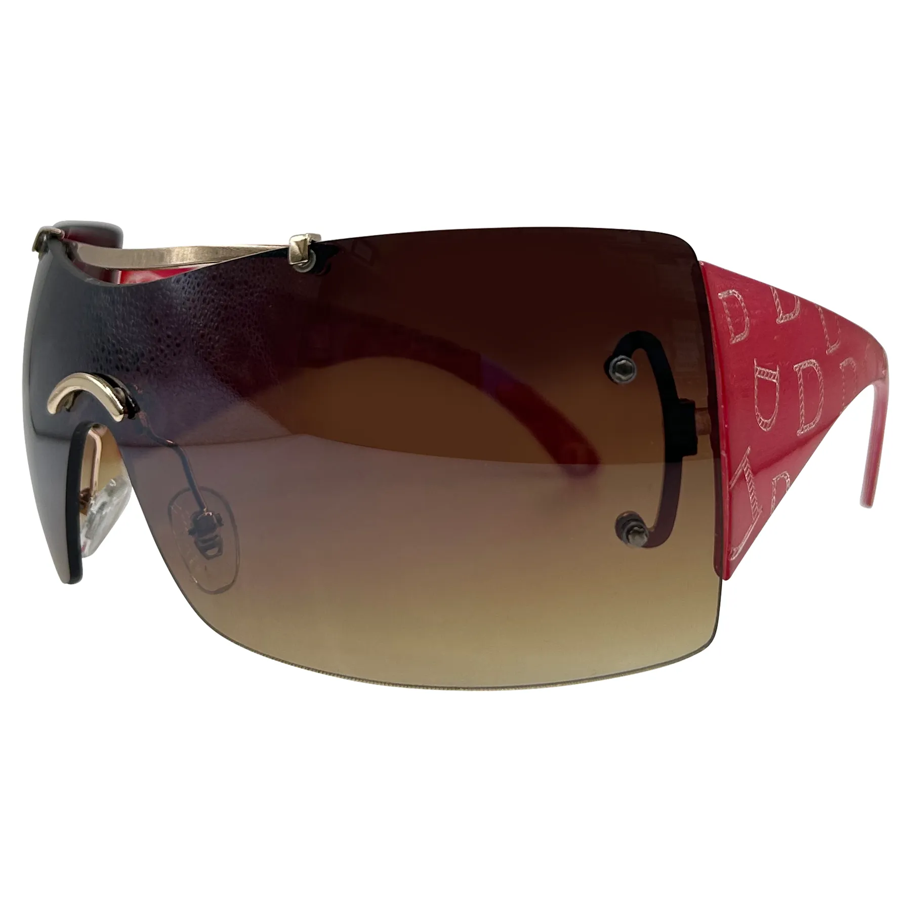 DIET SODA Shield Sunglasses sold by Giant Vintage product image thumbnail 3
