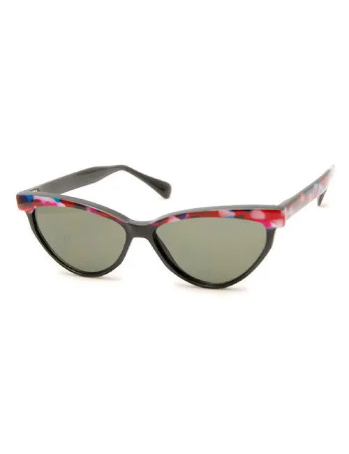 TIJUANA Red/Blue/Pink Cat-Eye Sunglasses sold by Giant Vintage product image thumbnail 2