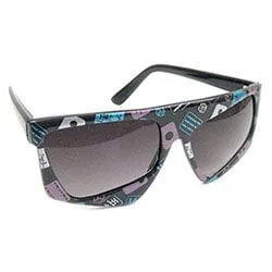 TILT Black asian 80s Sunglasses sold by Giant Vintage